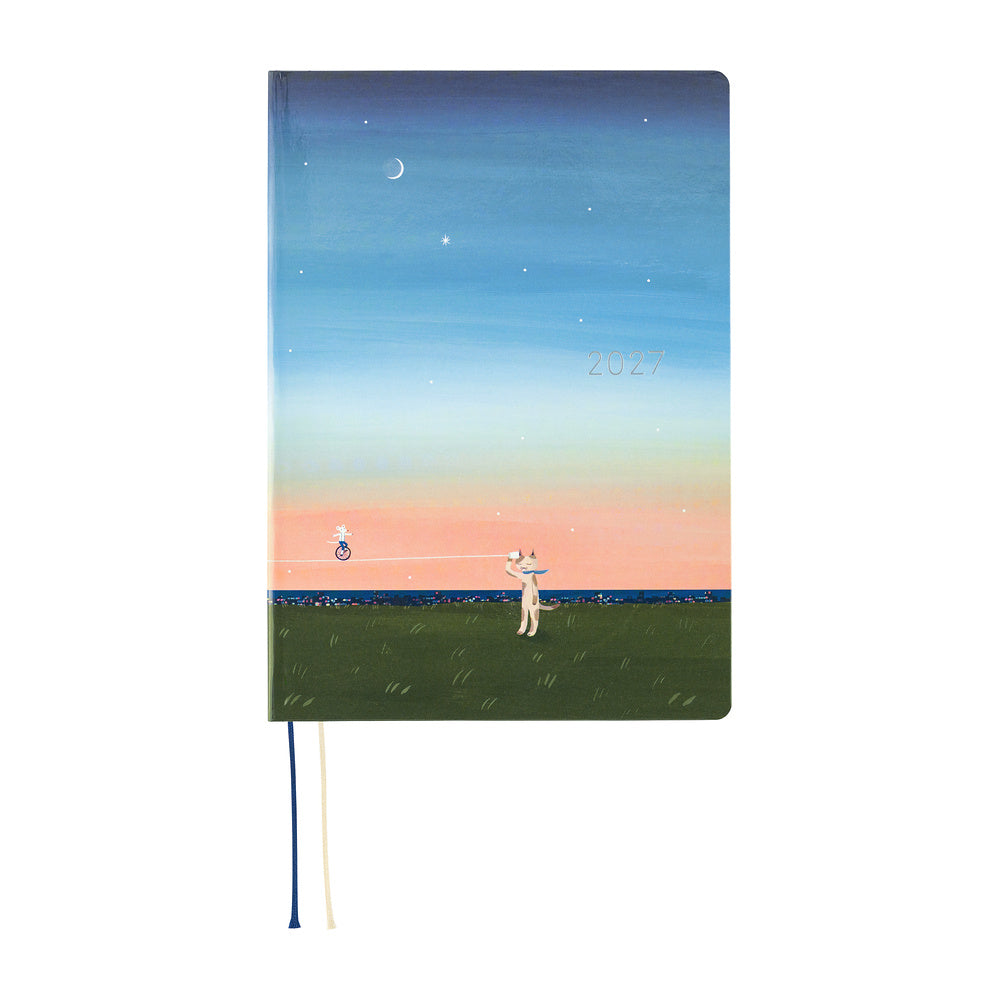 2027 Hobonichi HON Hiroko Kubota: String Telephone Until the Moon is Full《ENG/A6/Daily/Jan start/Mon start》
