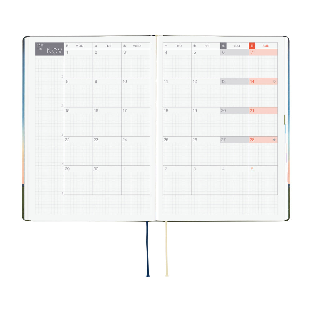 2027 Hobonichi HON Hiroko Kubota: String Telephone Until the Moon is Full《ENG/A6/Daily/Jan start/Mon start》