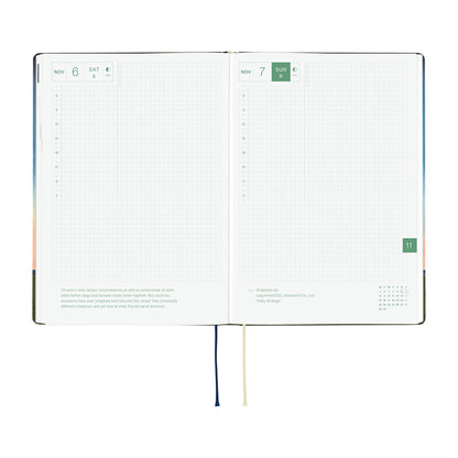 2027 Hobonichi HON Hiroko Kubota: String Telephone Until the Moon is Full《ENG/A6/Daily/Jan start/Mon start》
