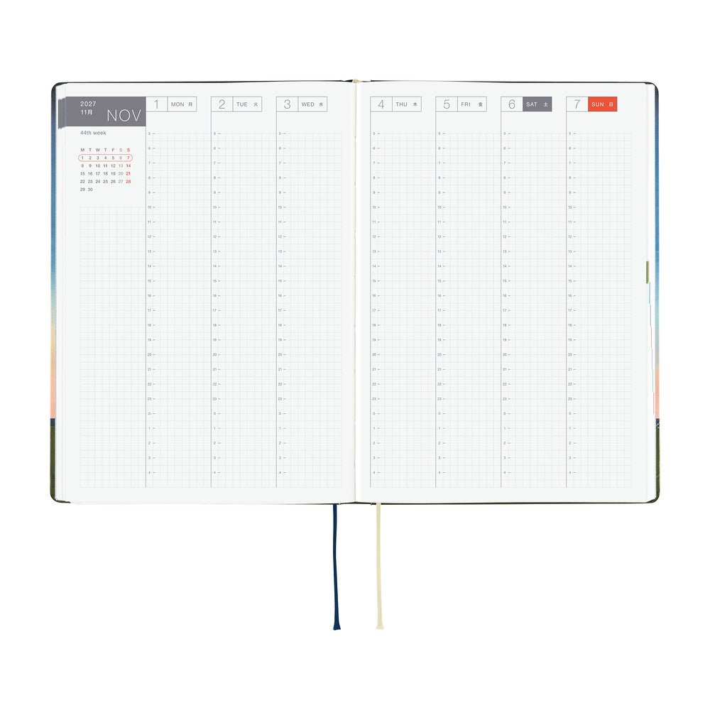 2027 Hobonichi HON Hiroko Kubota: String Telephone Until the Moon is Full《ENG/A6/Daily/Jan start/Mon start》