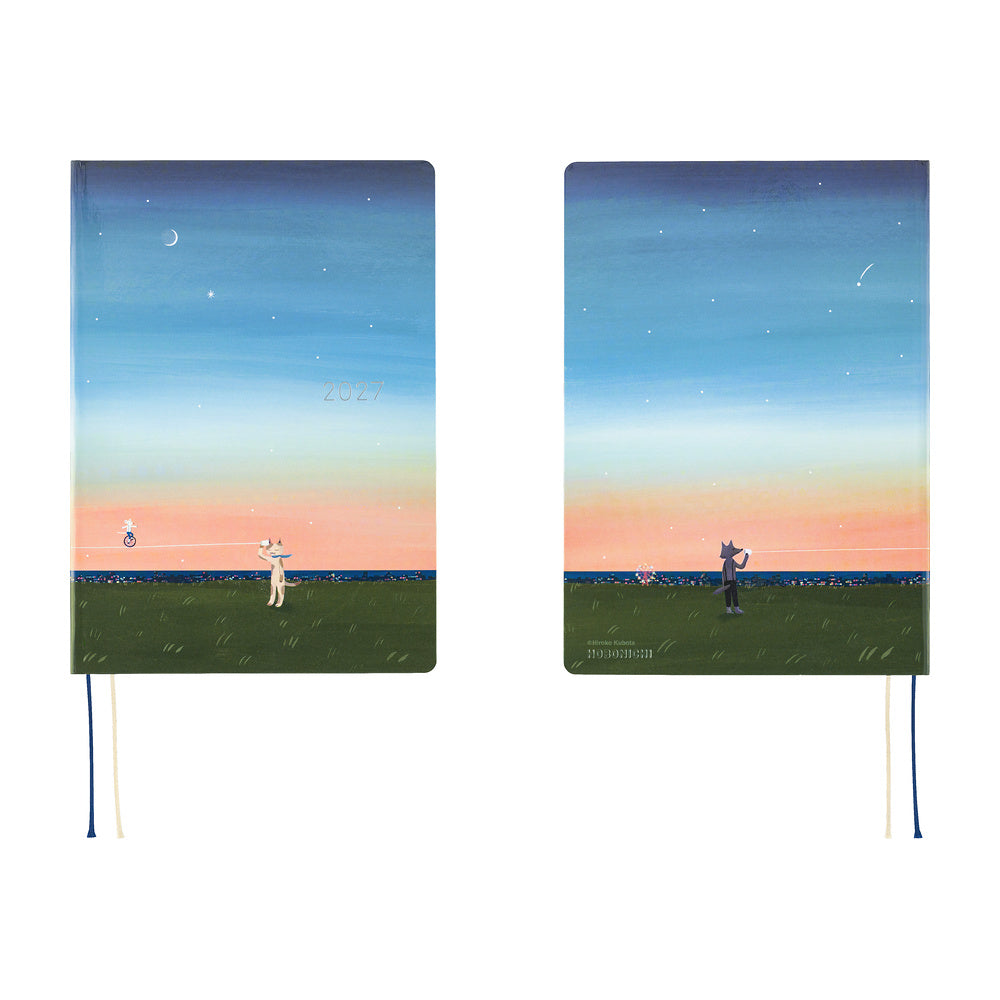 2027 Hobonichi HON Hiroko Kubota: String Telephone Until the Moon is Full《ENG/A6/Daily/Jan start/Mon start》