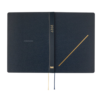 2027 Hobonichi HON Slash (Navy) 《ENG/A5/Daily/Jan start/Mon start》