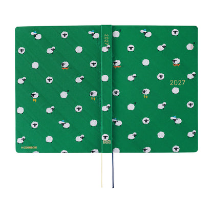 2027 Hobonichi HON Bow & Tie: Sheep Sheep Sheep《ENG/A5/Daily/Jan start/Mon start》