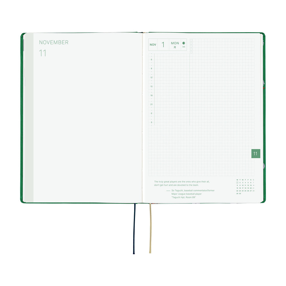 2027 Hobonichi HON Bow & Tie: Sheep Sheep Sheep《ENG/A5/Daily/Jan start/Mon start》