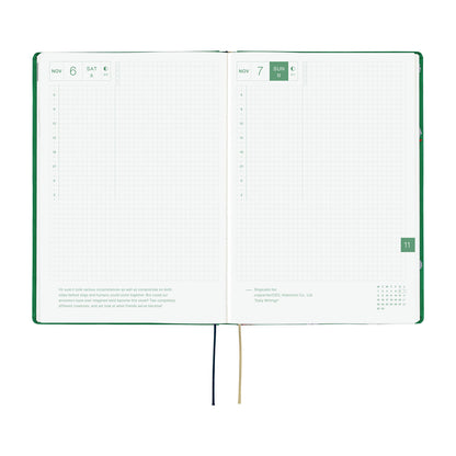 2027 Hobonichi HON Bow & Tie: Sheep Sheep Sheep《ENG/A5/Daily/Jan start/Mon start》