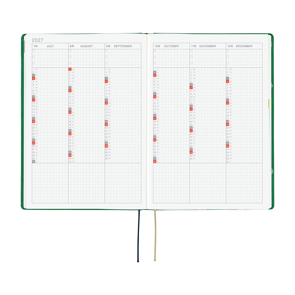 2027 Hobonichi HON Bow & Tie: Sheep Sheep Sheep《ENG/A5/Daily/Jan start/Mon start》