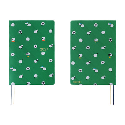 2027 Hobonichi HON Bow & Tie: Sheep Sheep Sheep《ENG/A5/Daily/Jan start/Mon start》