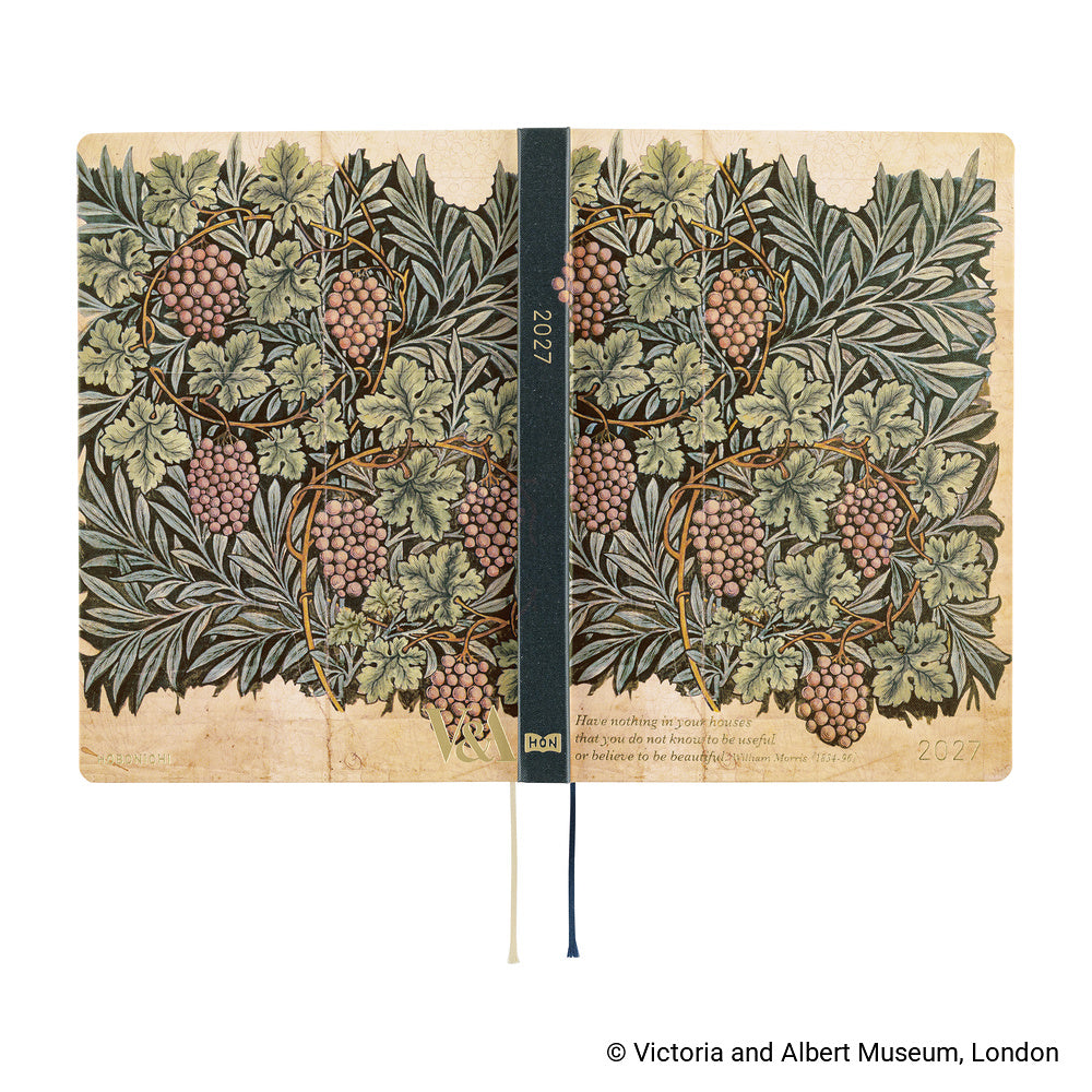 2027 Hobonichi HON V&A Series: Vine《ENG/A5/Daily/Jan start/Mon start》