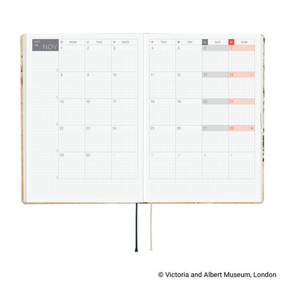 2027 Hobonichi HON V&A Series: Vine《ENG/A5/Daily/Jan start/Mon start》