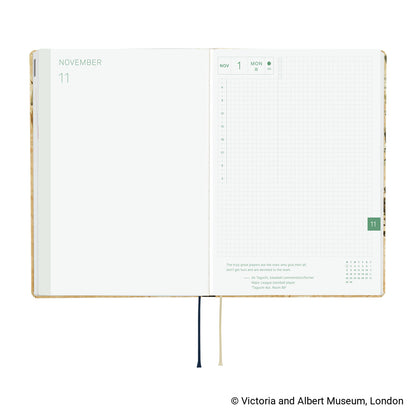 2027 Hobonichi HON V&A Series: Vine《ENG/A5/Daily/Jan start/Mon start》