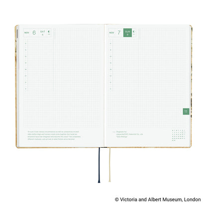 2027 Hobonichi HON V&A Series: Vine《ENG/A5/Daily/Jan start/Mon start》