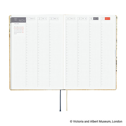 2027 Hobonichi HON V&A Series: Vine《ENG/A5/Daily/Jan start/Mon start》