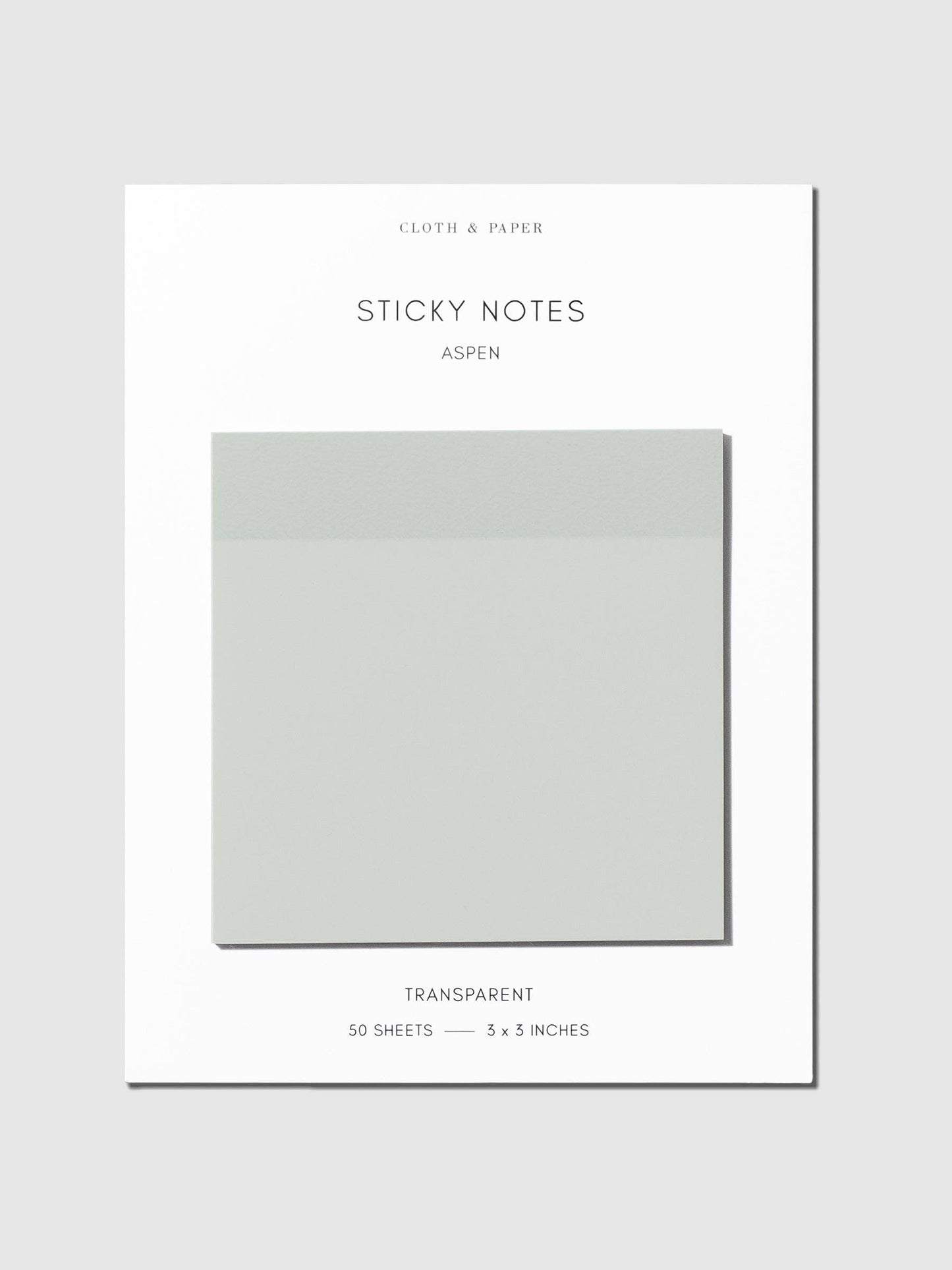Transparent Cappuccino Sticky Notes · Cloth & Paper