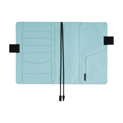 2026 Hobonichi Techo English Cousin Book / Colors: Black x Clear Blue Cover《January Start | English | A5》