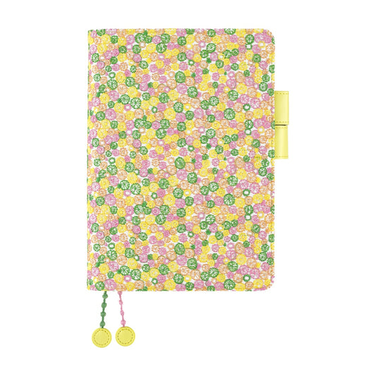 2026 Hobonichi Techo English Cousin Book / mina perhonen: skyful (Yellow)《January Start | English | A5》