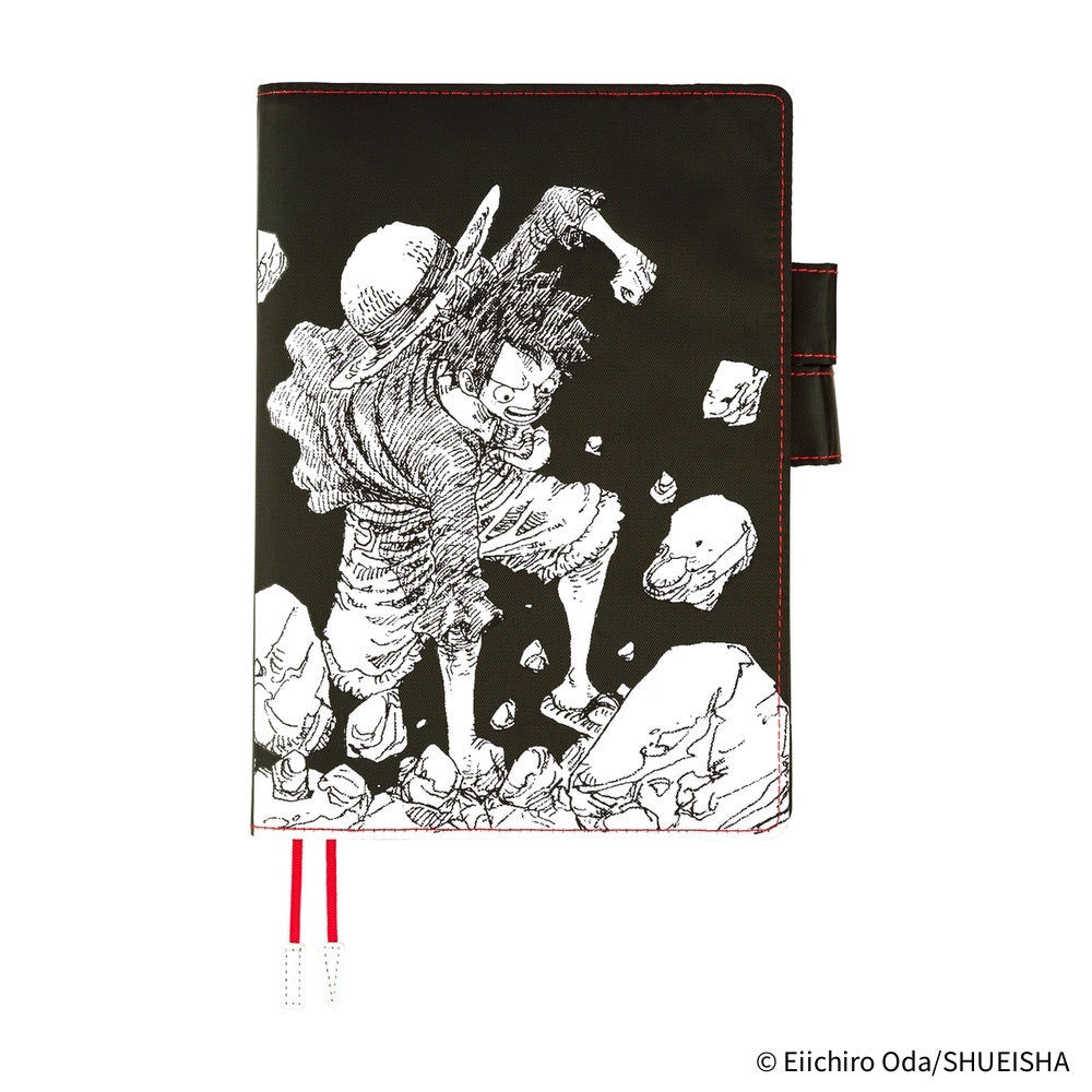 2026 Hobonichi Techo English Cousin Book + ONE PIECE magazine: Straw Hat Luffy (Black)《January Start | English | A5》