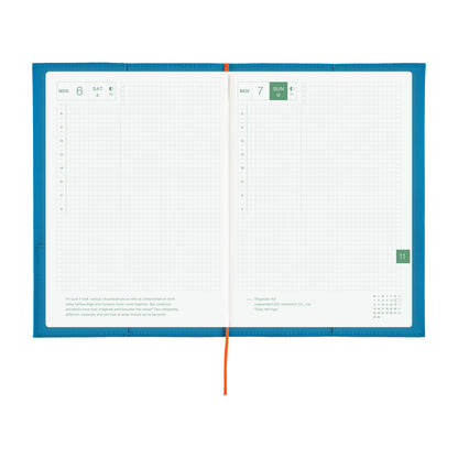 Folio: Ocean Blue《A5 Hobonichi Cousin Cover》