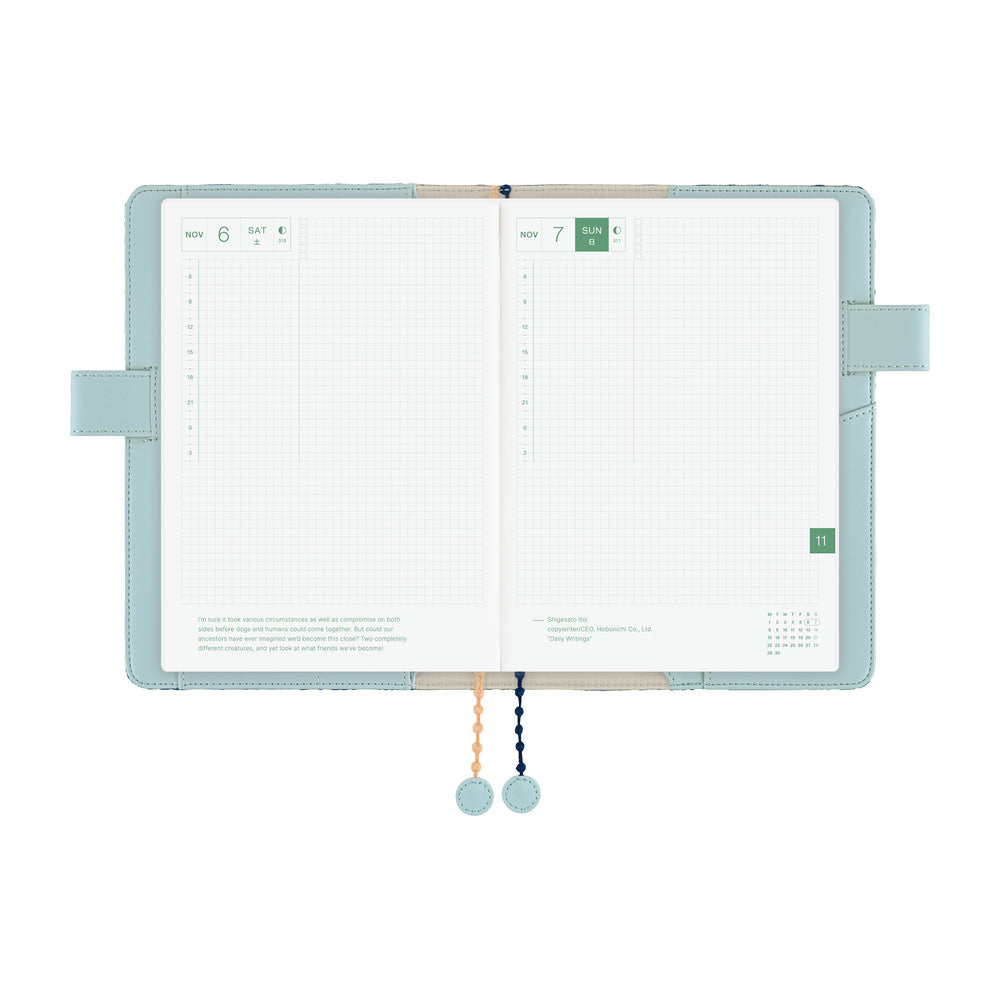 mina perhonen: felice (Blue)《A5 Hobonichi Cousin Cover》