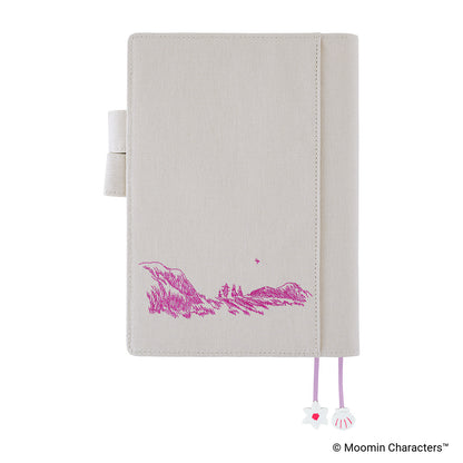 Moomin: My Yard (Pink Gray)《A5 Hobonichi Cousin Cover》