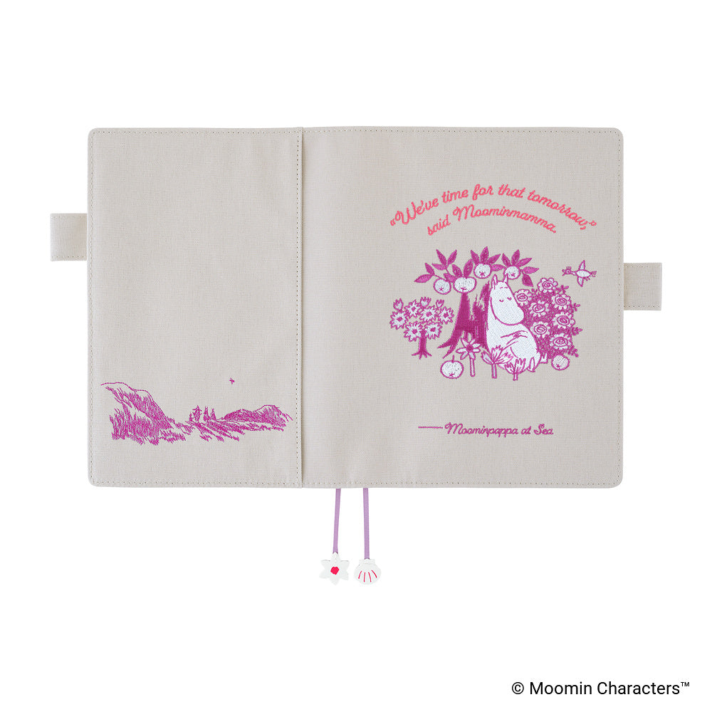Moomin: My Yard (Pink Gray)《A5 Hobonichi Cousin Cover》