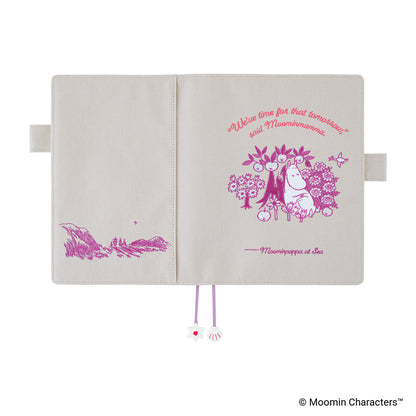 Moomin: My Yard (Pink Gray)《A5 Hobonichi Cousin Cover》
