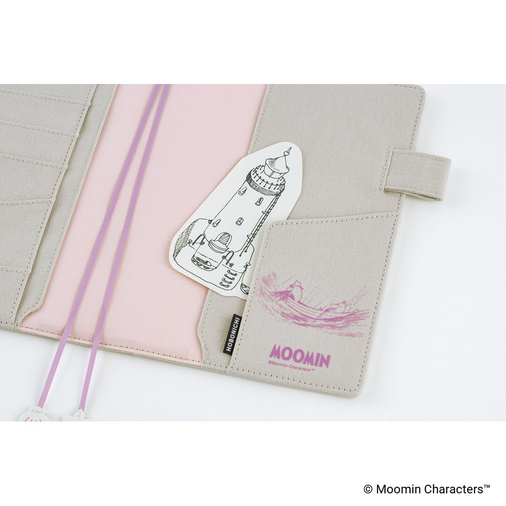 Moomin: My Yard (Pink Gray)《A5 Hobonichi Cousin Cover》