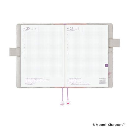 Moomin: My Yard (Pink Gray)《A5 Hobonichi Cousin Cover》