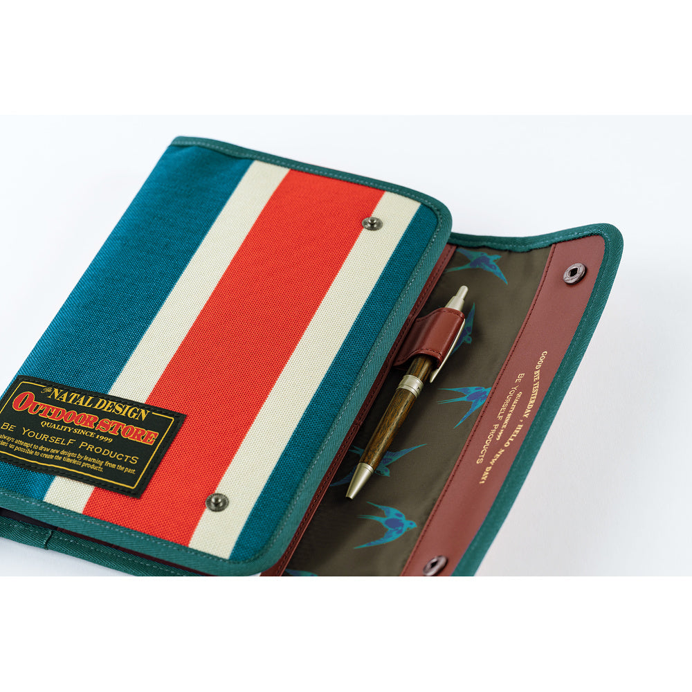 Natal Design: Hello New Day! (Retro Stripe)《A5 Hobonichi Cousin Cover》