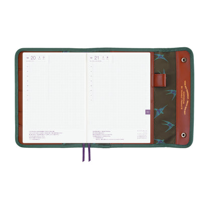 Natal Design: Hello New Day! (Retro Stripe)《A5 Hobonichi Cousin Cover》
