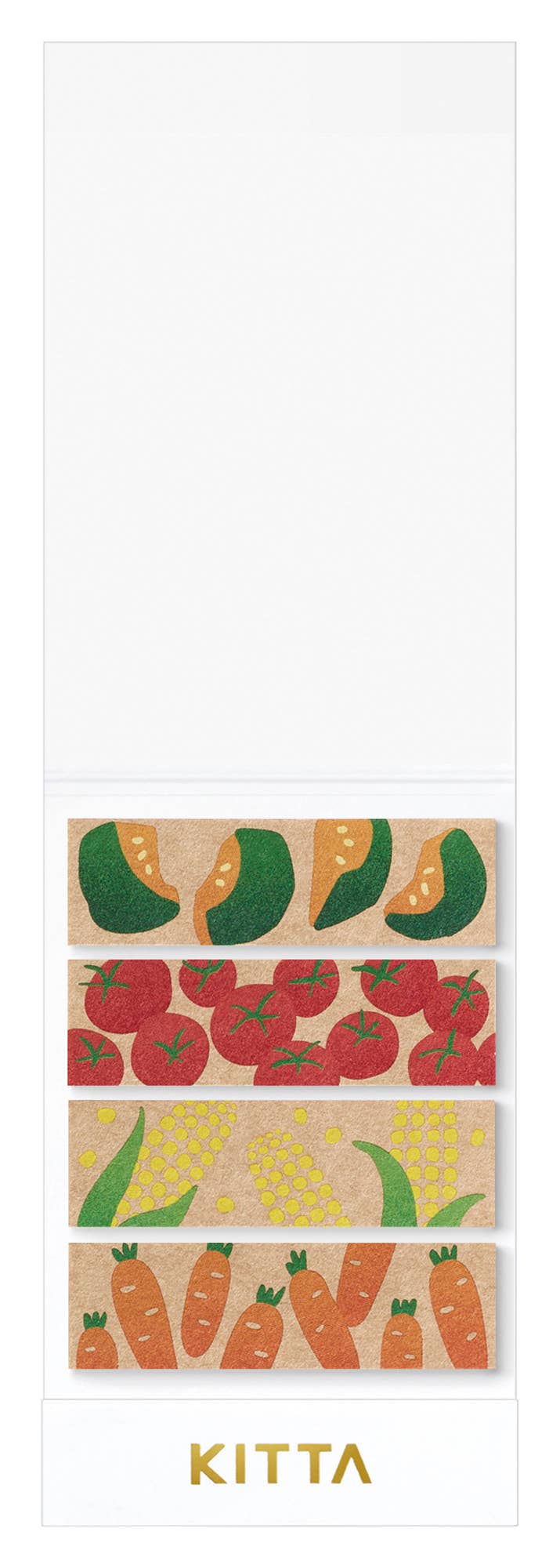 Vegetables KITTA Washi Tape · King Jim
