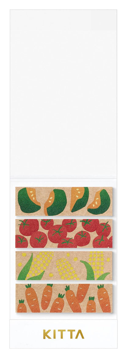Vegetables KITTA Washi Tape · King Jim