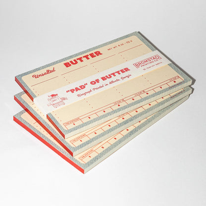 Butter Risograph Notepad · Bromstad Printing Co.