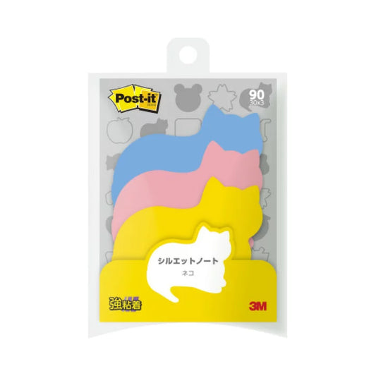 3M Cat Silhouette Post-it Notes