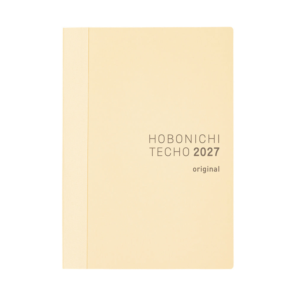2027 Hobonichi Techo English Original Book《A6 size/Daily/Jan start/Mon start》