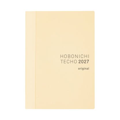 2027 Hobonichi Techo English Original Book《A6 size/Daily/Jan start/Mon start》