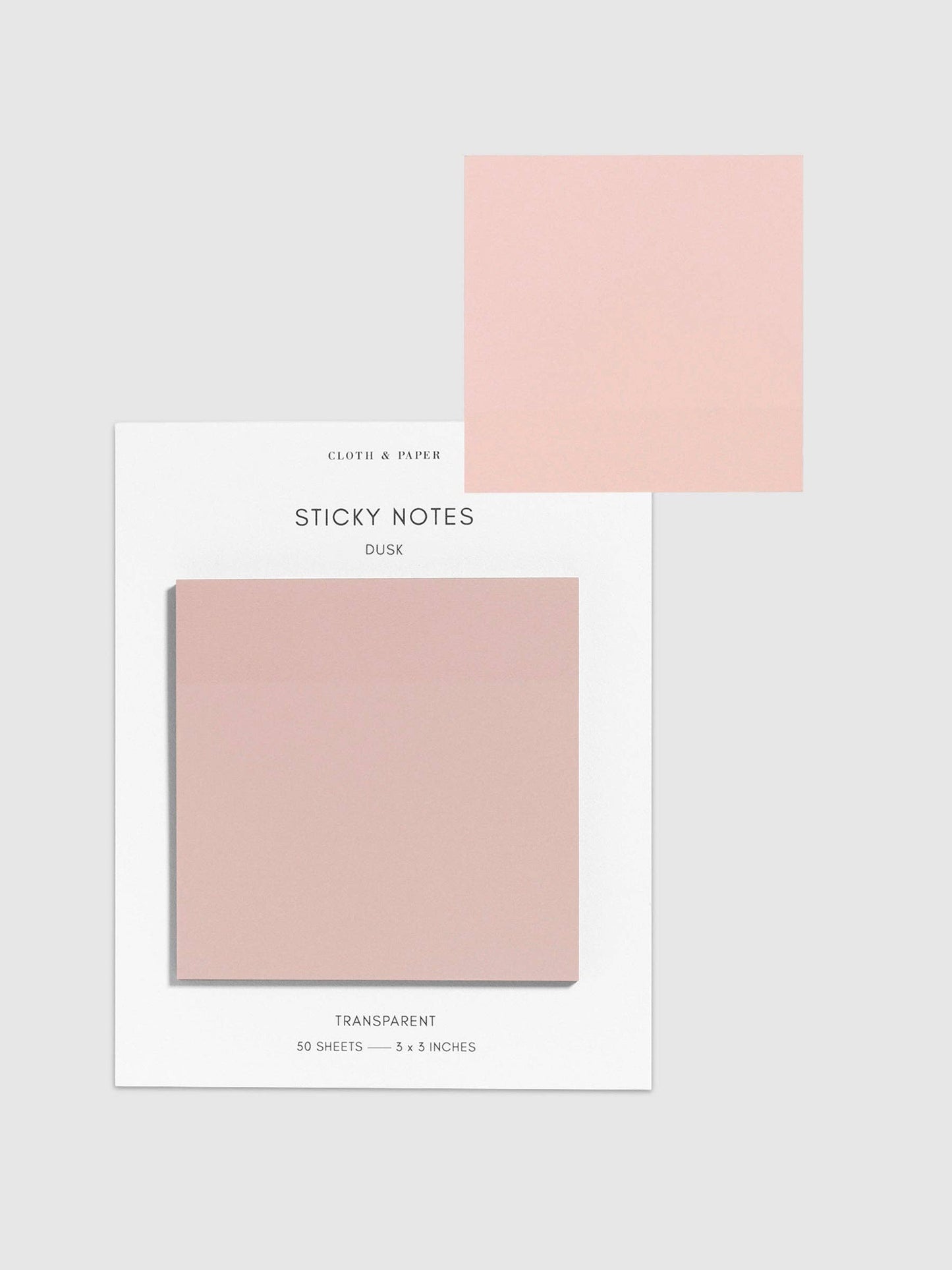 Transparent Cappuccino Sticky Notes · Cloth & Paper