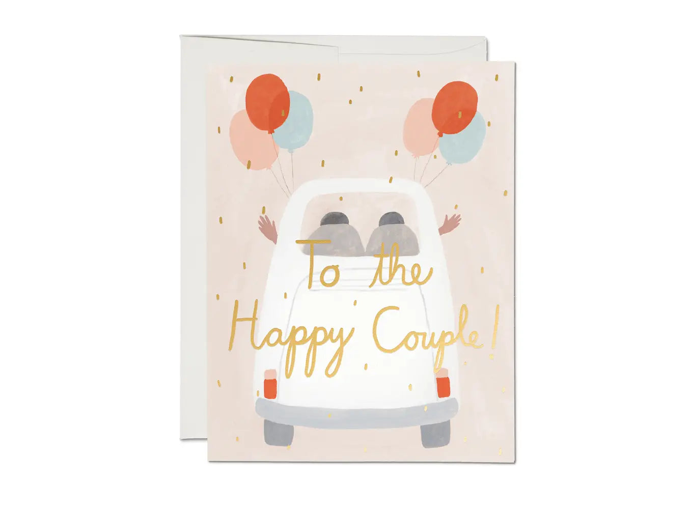 To the Happy Couple / Away They Go Wedding Card · Red Cap Cards