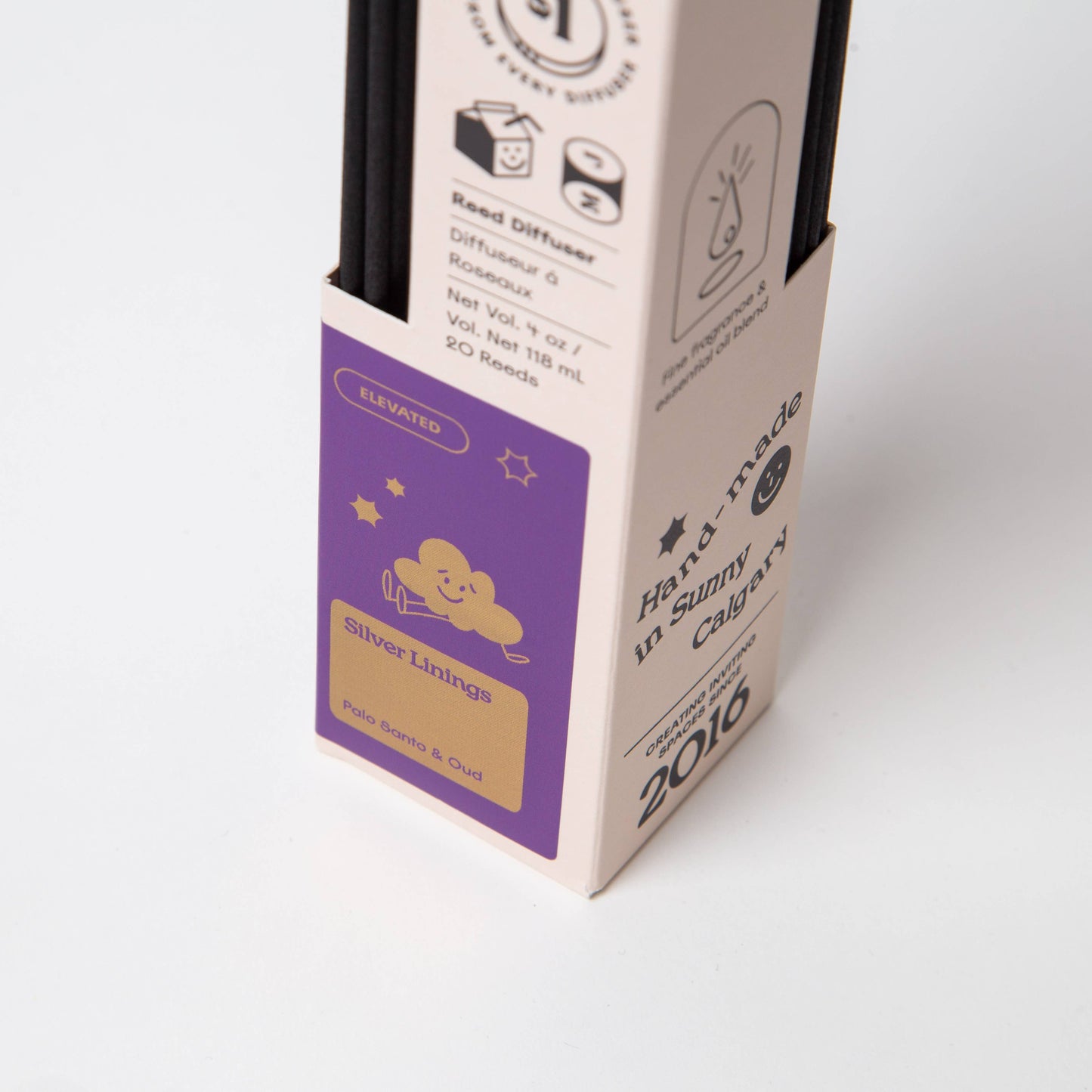 Silver Linings (Palo Santo & Oud) 4 oz Reed Diffuser · Milk Jar Candle Co.