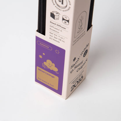 Silver Linings (Palo Santo & Oud) 4 oz Reed Diffuser · Milk Jar Candle Co.