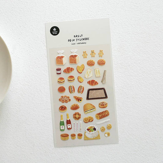 Old Bakery Sticker Sheet · Suatelier Design