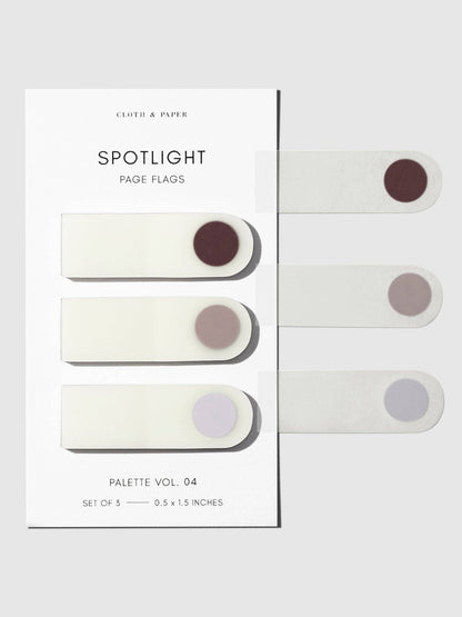 Vol. 1E Spotlight Page Flag Set · Cloth & Paper