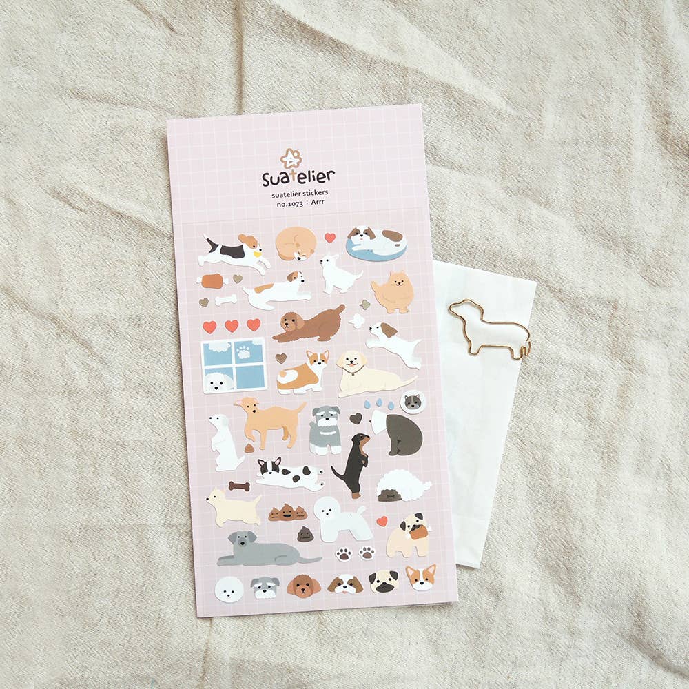 Arrr Dogs Sticker Sheet · Suatelier Design