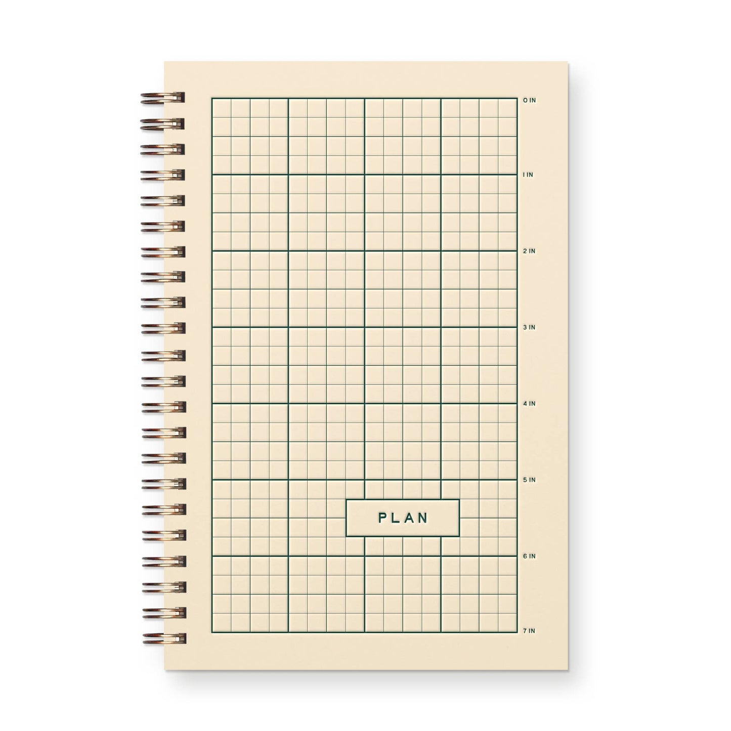 Plum Ruler Grid Undated Weekly Planner · Ruff House Print Shop
