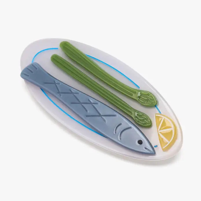 Poisson Sardine Fish Plate Barrette《Hair Clip》 · Winona Irene