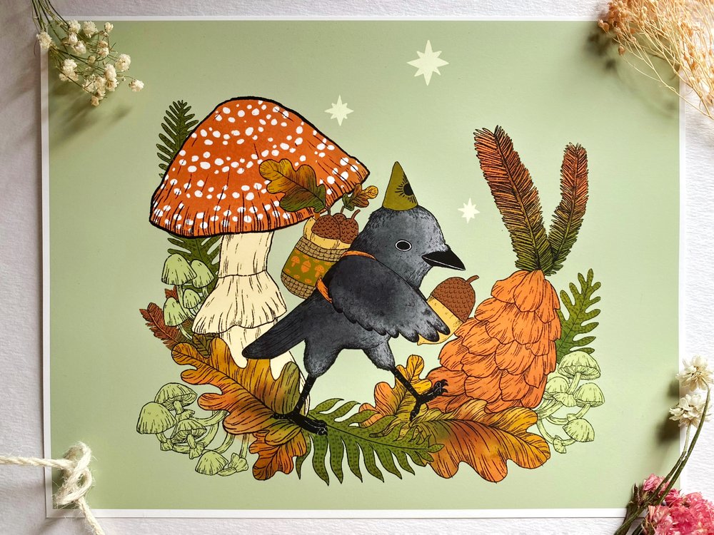 Forager Print Print · Marika Paz Illustration