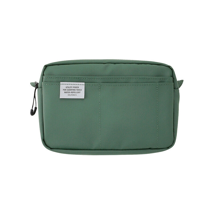 Delfonics Water Repellent Utility Pouch / Small - Dark Green