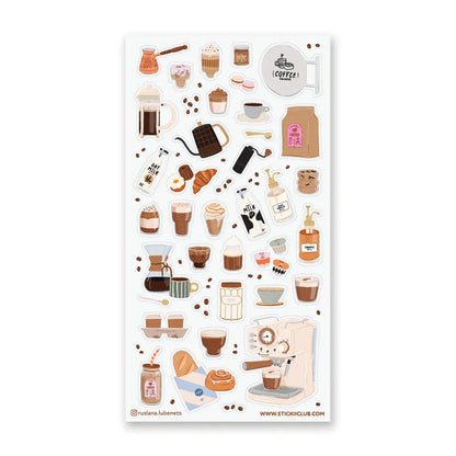 Cafe Vibes Sticker Sheet Sticker Sheet · STICKII