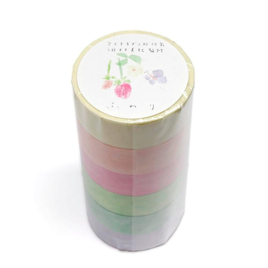 Fuwari Washi Tape《6 Color Set》· Miki Tamura