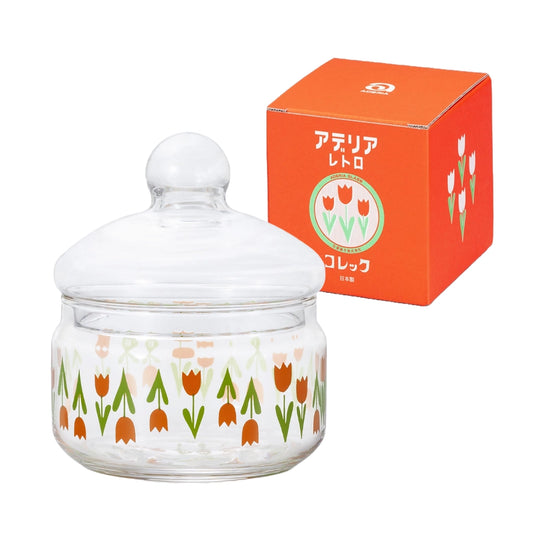 Tulip Small Glass Bonbon Jar · Aderia Retro
