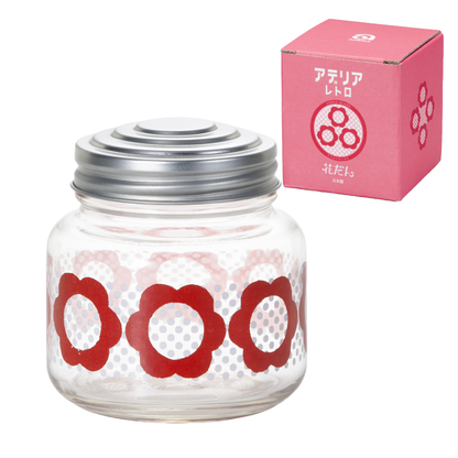 Lily of the Valley Mini Glass Bonbon Jar · Aderia Retro